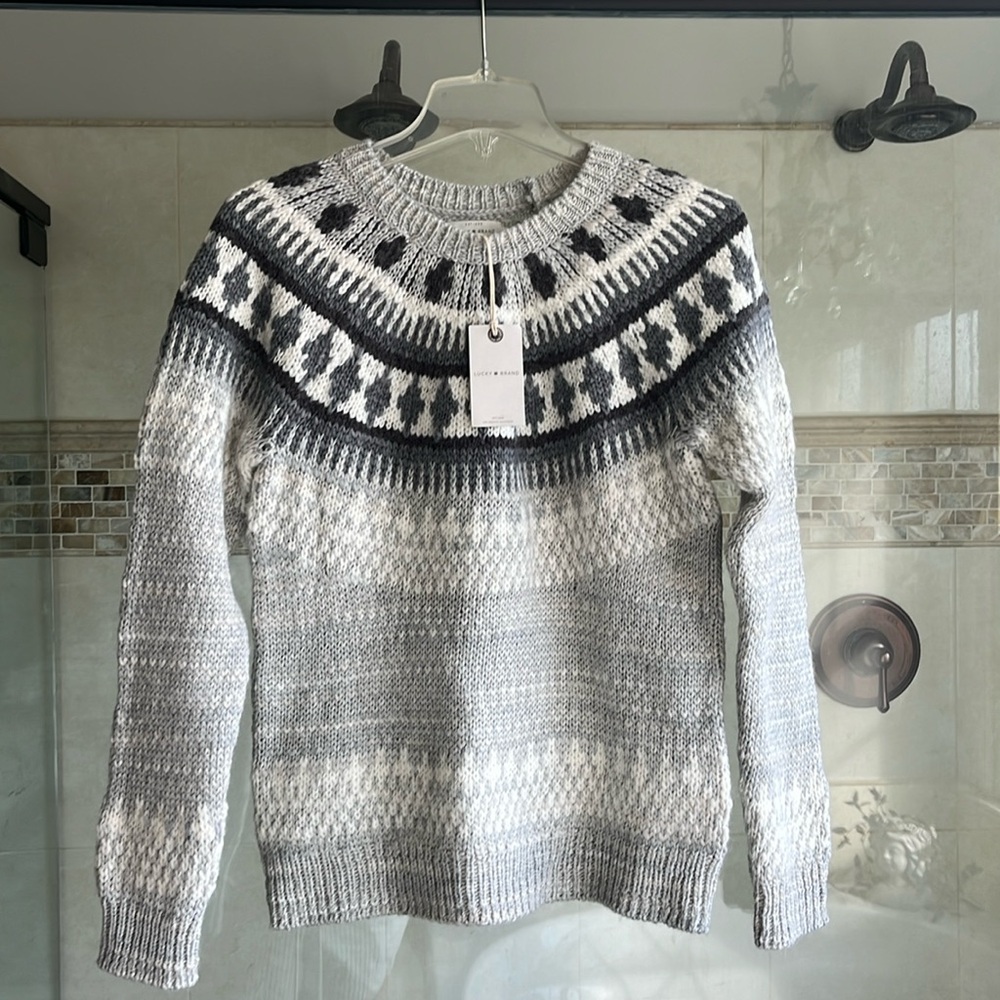 Ski Sweater Lucky Brand NWT